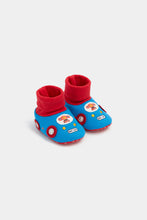 Load image into Gallery viewer, Mothercare Monkey Sock-Top Baby Booties