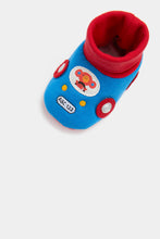 Load image into Gallery viewer, Mothercare Monkey Sock-Top Baby Booties