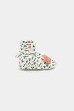 Load image into Gallery viewer, Mothercare Monkey Sock-Top Baby Booties
