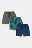 Mothercare Crocs Jersey Shorts - 3 Pack