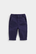 Load image into Gallery viewer, Mothercare Navy Chino Trousers