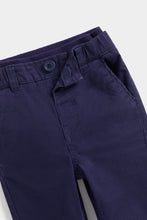 Load image into Gallery viewer, Mothercare Navy Chino Trousers