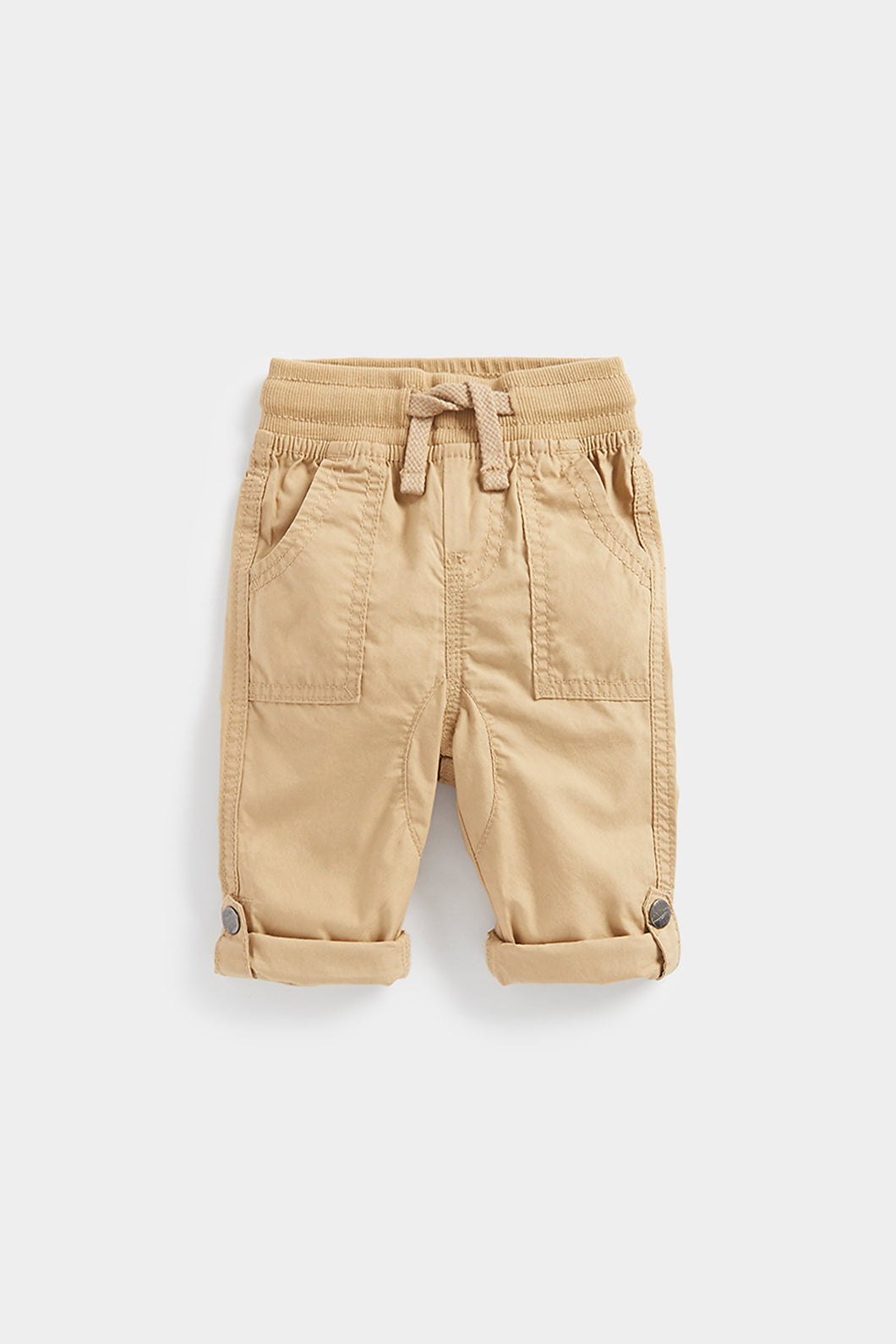 Mothercare Tan Poplin Roll-Up Trousers