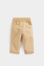 Load image into Gallery viewer, Mothercare Tan Poplin Roll-Up Trousers
