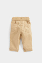 Load image into Gallery viewer, Mothercare Tan Poplin Roll-Up Trousers