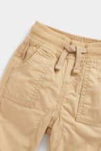 Load image into Gallery viewer, Mothercare Tan Poplin Roll-Up Trousers