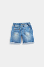 Load image into Gallery viewer, Mothercare Rib-Waist Denim Shorts