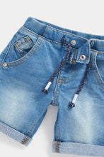 Load image into Gallery viewer, Mothercare Rib-Waist Denim Shorts