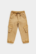 Load image into Gallery viewer, Mothercare Stone Cargo Trousers