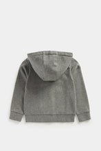 Load image into Gallery viewer, Mothercare Charcoal Zip-Up Hoody