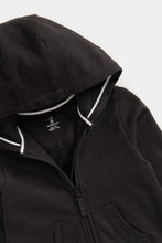 Load image into Gallery viewer, Mothercare Black Zip-Up Hoody