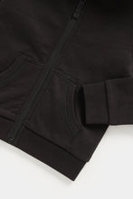 Load image into Gallery viewer, Mothercare Black Zip-Up Hoody