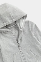 Load image into Gallery viewer, Mothercare Grey Zip-Up Hoody