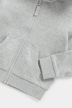 Load image into Gallery viewer, Mothercare Grey Zip-Up Hoody