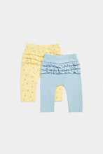Load image into Gallery viewer, Mothercare Frilly Leggings - 2 Pack