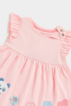 Load image into Gallery viewer, Mothercare Panda Dress and Leggings Set