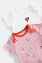 Load image into Gallery viewer, Mothercare Short-Sleeved Bodysuits - 3 Pack