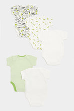 Load image into Gallery viewer, Mothercare Space Short-Sleeved Bodysuits - 5 Pack