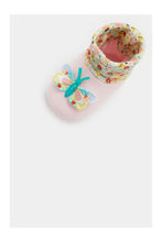 Load image into Gallery viewer, Mothercare Butterfly Sock-Top Baby Booties
