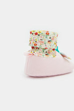 Load image into Gallery viewer, Mothercare Butterfly Sock-Top Baby Booties
