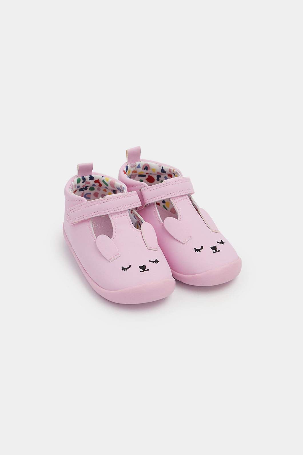 Mothercare Pink Bunny Crawler Shoes