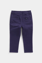 Load image into Gallery viewer, Mothercare Navy Chino Trousers