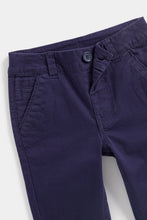 Load image into Gallery viewer, Mothercare Navy Chino Trousers