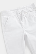 Load image into Gallery viewer, Mothercare White Chino Trousers