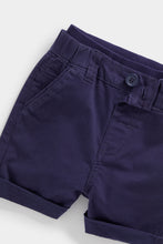 Load image into Gallery viewer, Mothercare Navy Chino Shorts