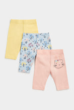 Load image into Gallery viewer, Mothercare Bunny Cropped Leggings - 3 Pack