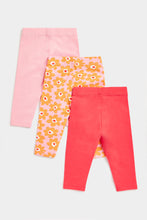 Load image into Gallery viewer, Mothercare Cherry Cropped Leggings - 3 Pack