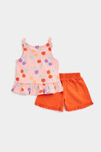 Load image into Gallery viewer, Mothercare Cherry Vest T-Shirt and Shorts Set