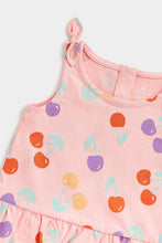 Load image into Gallery viewer, Mothercare Cherry Vest T-Shirt and Shorts Set