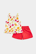 Load image into Gallery viewer, Mothercare Fruit Vest T-Shirt and Shorts Set
