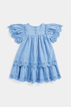 Load image into Gallery viewer, Mothercare Broderie Tiered Dress