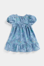Load image into Gallery viewer, Mothercare Floral Denim Dress