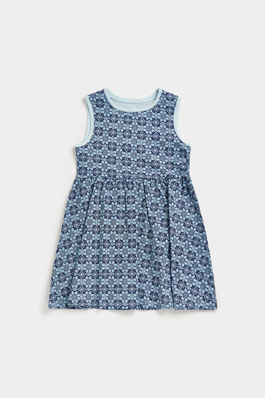 Mothercare Blue Floral Jersey Dress