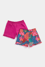 Load image into Gallery viewer, Mothercare Abstract Paradise Jersey Shorts - 2 Pack