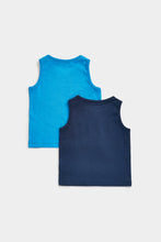 Load image into Gallery viewer, Mothercare Racing Vest T-Shirts - 2 Pack