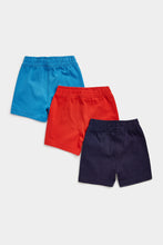 Load image into Gallery viewer, Mothercare Racing Car Jersey Shorts - 3 Pack