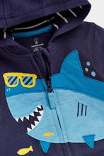 Load image into Gallery viewer, Mothercare Shark Zip-Up Hoody