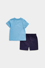 Load image into Gallery viewer, Mothercare Shark T-Shirt and Shorts Set
