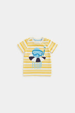 Load image into Gallery viewer, Mothercare Striped Octopus T-Shirt