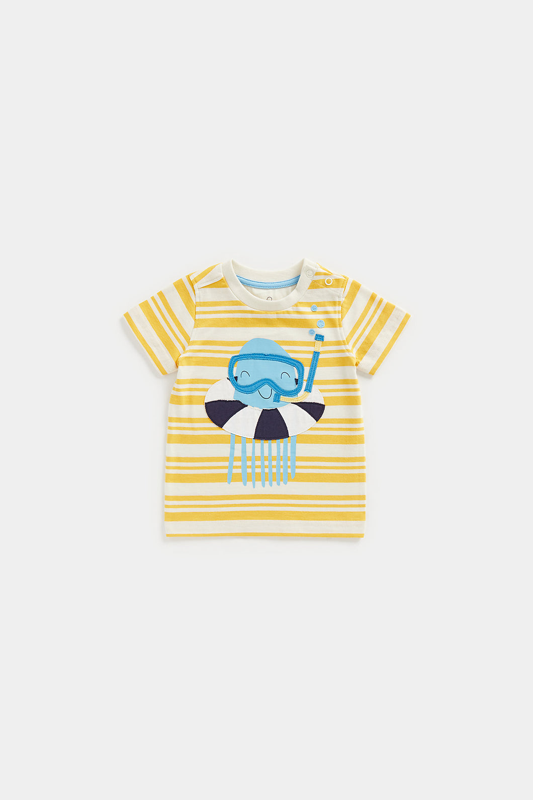 Mothercare Striped Octopus T-Shirt