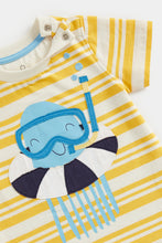 Load image into Gallery viewer, Mothercare Striped Octopus T-Shirt