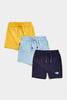 Mothercare Shark Jersey Shorts - 3 Pack