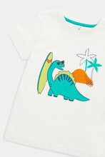 Load image into Gallery viewer, Mothercare Dinosaur Shirt and T-Shirt Set