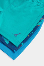 Load image into Gallery viewer, Mothercare Dino Surf Jersey Shorts - 3 Pack
