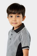 Load image into Gallery viewer, Mothercare Grey and Black Polo Shirt