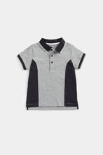 Load image into Gallery viewer, Mothercare Grey and Black Polo Shirt